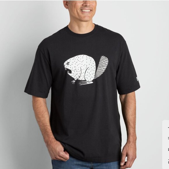 Duluth Trading Co Other - Duluth Trading Company Men's Longtail T Relaxed Fit Angry Beaver Logo T-Shirt L